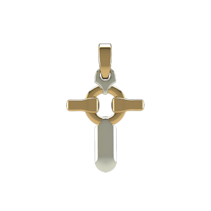 Classic Christian Cross Pendant in 10K Gold