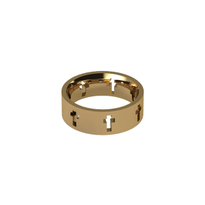 Gold Cross Ring