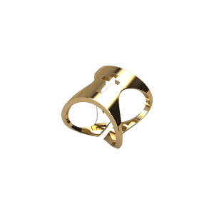 Wrap-around Gold Cross Ring