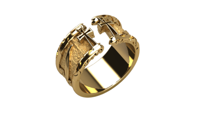 Byzantine Ring Gold